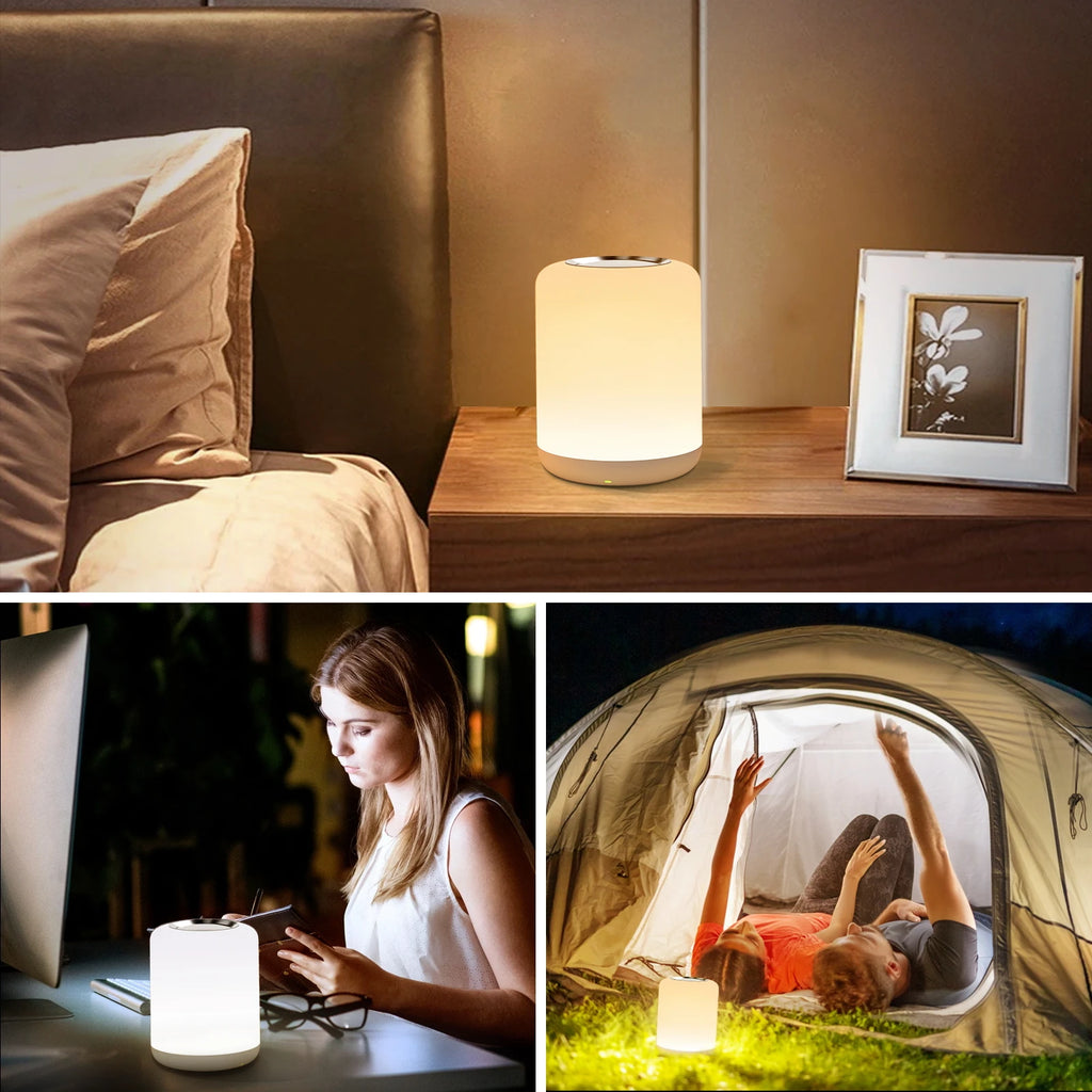 Oplaadbare LED-nachtlamp met Aanraakbediening