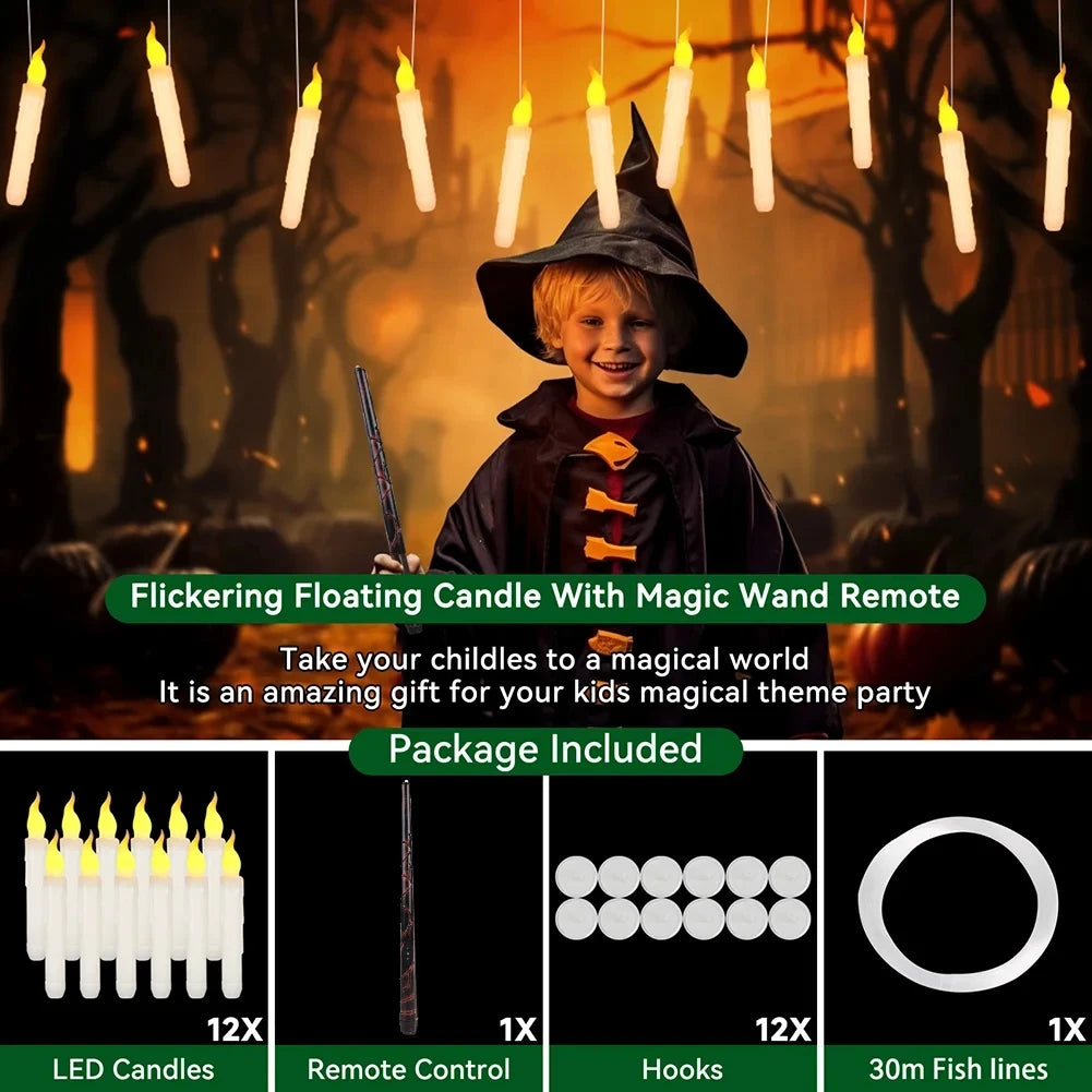 Zwevende LED Kaarsen
