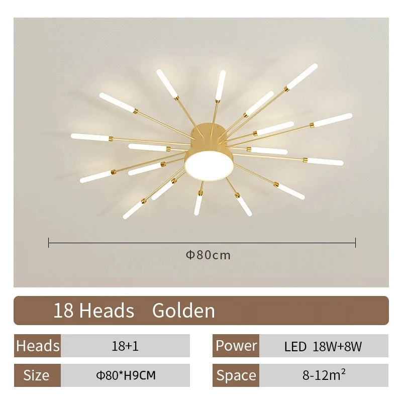 LED Plafondlamp – Modern Spiraaldesign