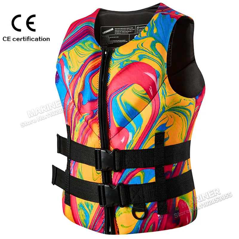 Neopreen Watersportvest met Rits en Gespen