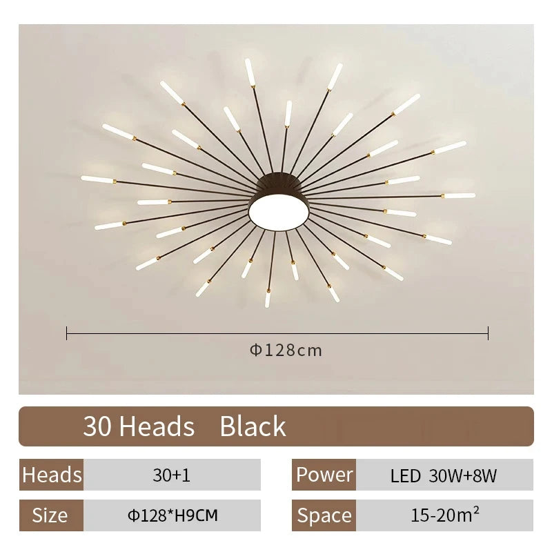 LED Plafondlamp – Modern Spiraaldesign