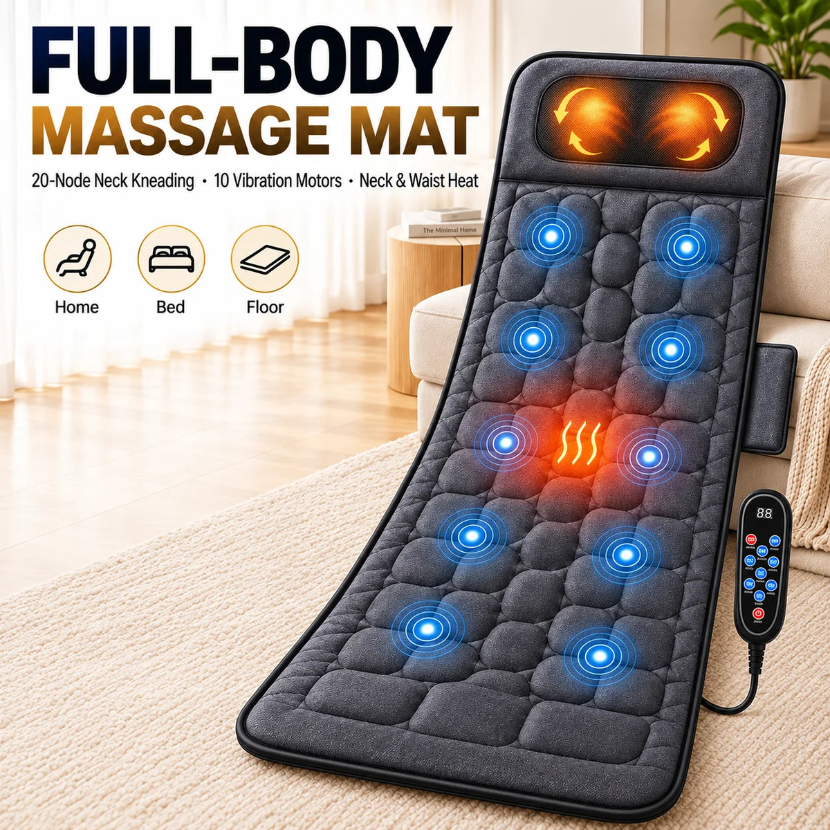 Verwarmde Full Body Massagemat