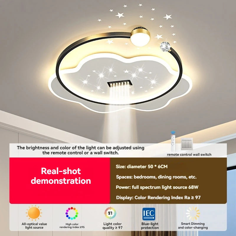 LED-plafondlamp met Spots en Afstandsbediening