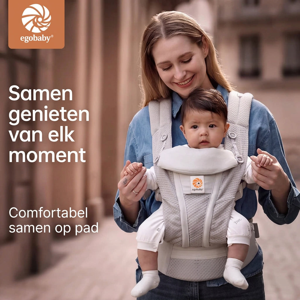 Babydraagzak met Mesh en Lendensteun