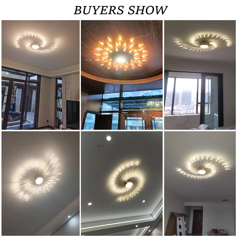 LED Plafondlamp – Modern Spiraaldesign