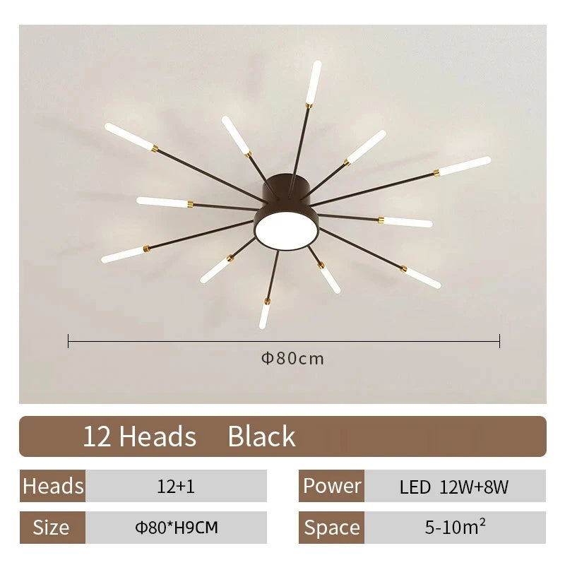 LED Plafondlamp – Modern Spiraaldesign