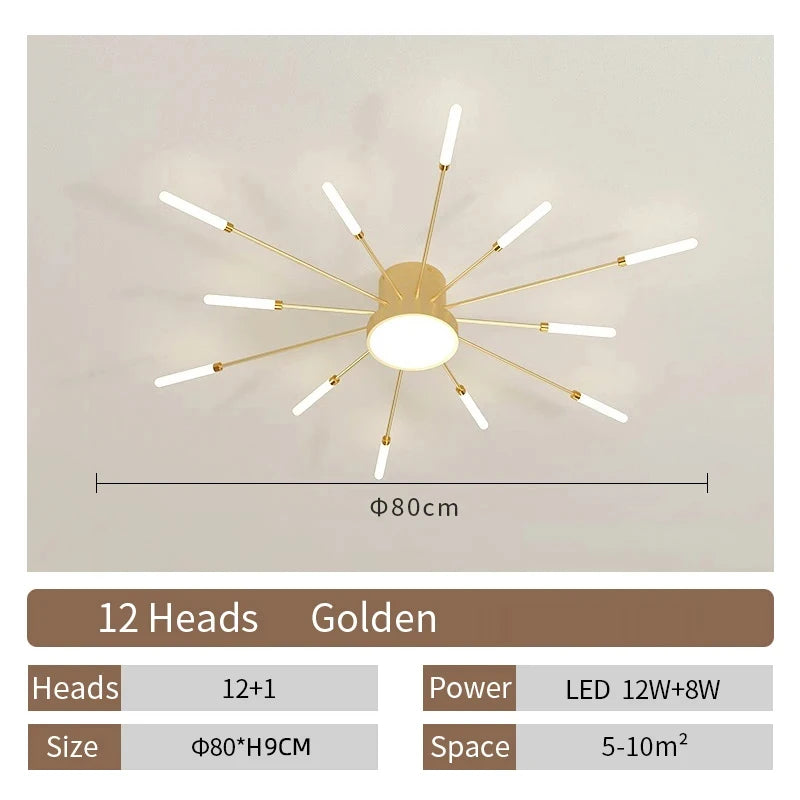 LED Plafondlamp – Modern Spiraaldesign