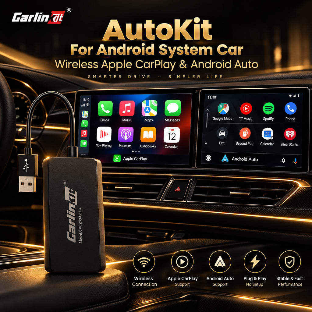 Draadloze CarPlay & Android Auto Adapter