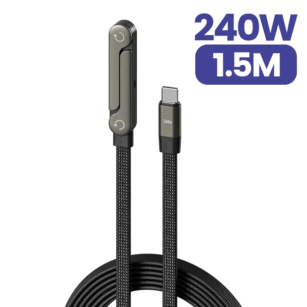 240W USB-C Snellaadkabel