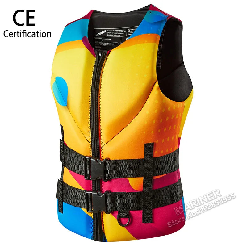 Neopreen Watersportvest met Rits en Gespen