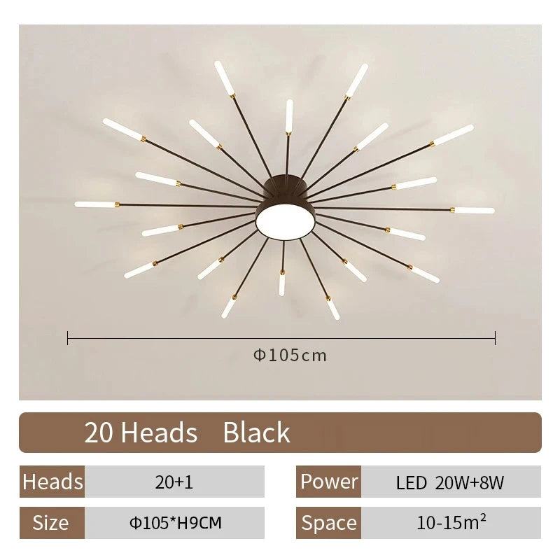 LED Plafondlamp – Modern Spiraaldesign