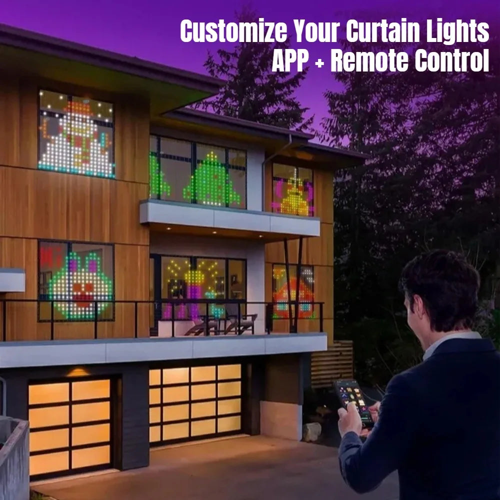Slimme RGB LED Gordijnverlichting met App & Muziek