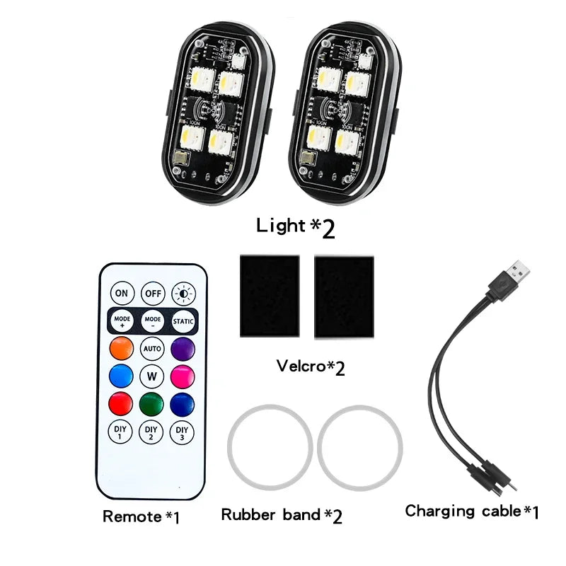 RGB LED Stroboscooplichten met Afstandsbediening
