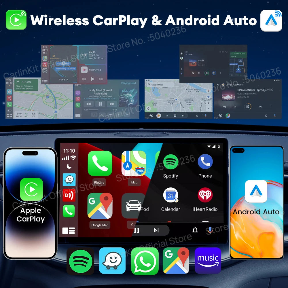 Draadloze CarPlay & Android Auto Adapter