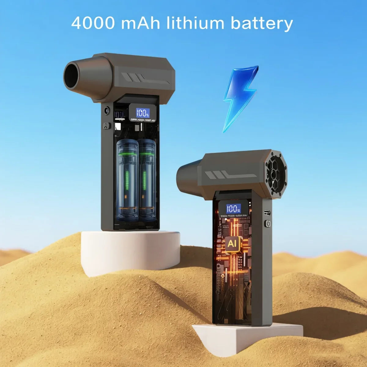 Draadloze Turbo Luchtblazer – 110.000 RPM