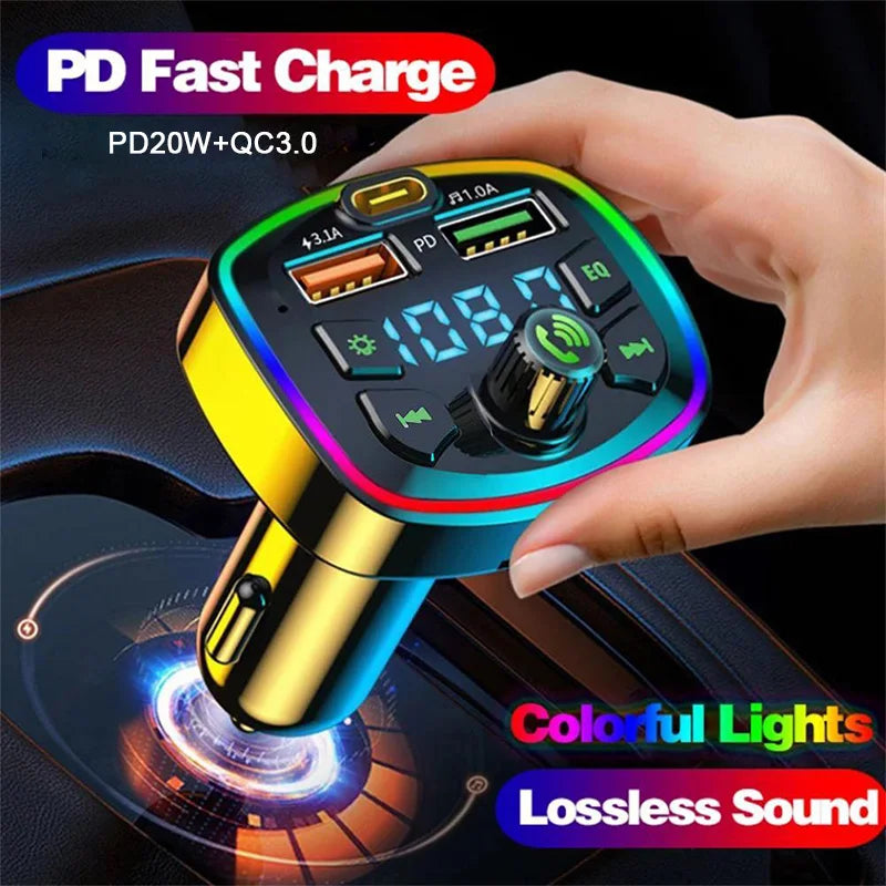 Bluetooth 5.0 FM-Transmitter