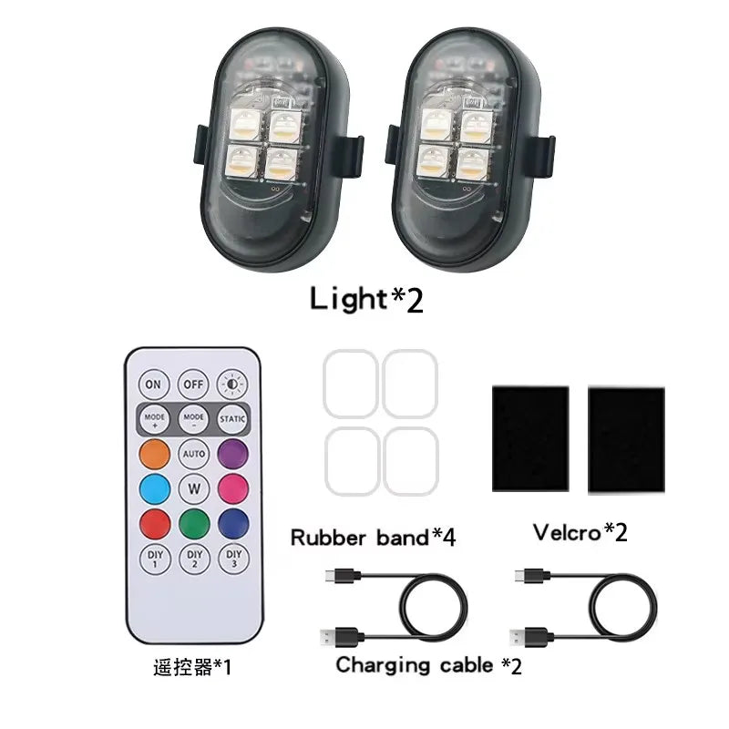 RGB LED Stroboscooplichten met Afstandsbediening