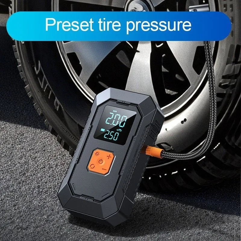 Multifunctionele Auto Jumpstarter met Compressor – ES12