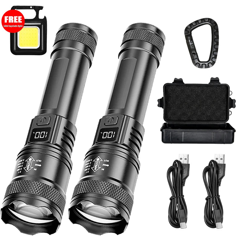LED-zaklamp 2000LM