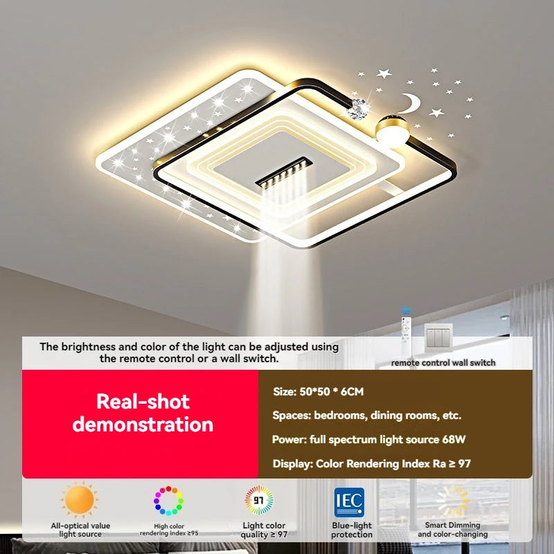 LED-plafondlamp met Spots en Afstandsbediening