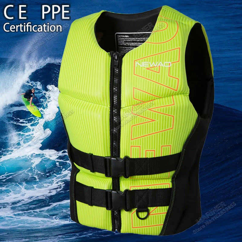 Neopreen Watersportvest met Rits en Gespen