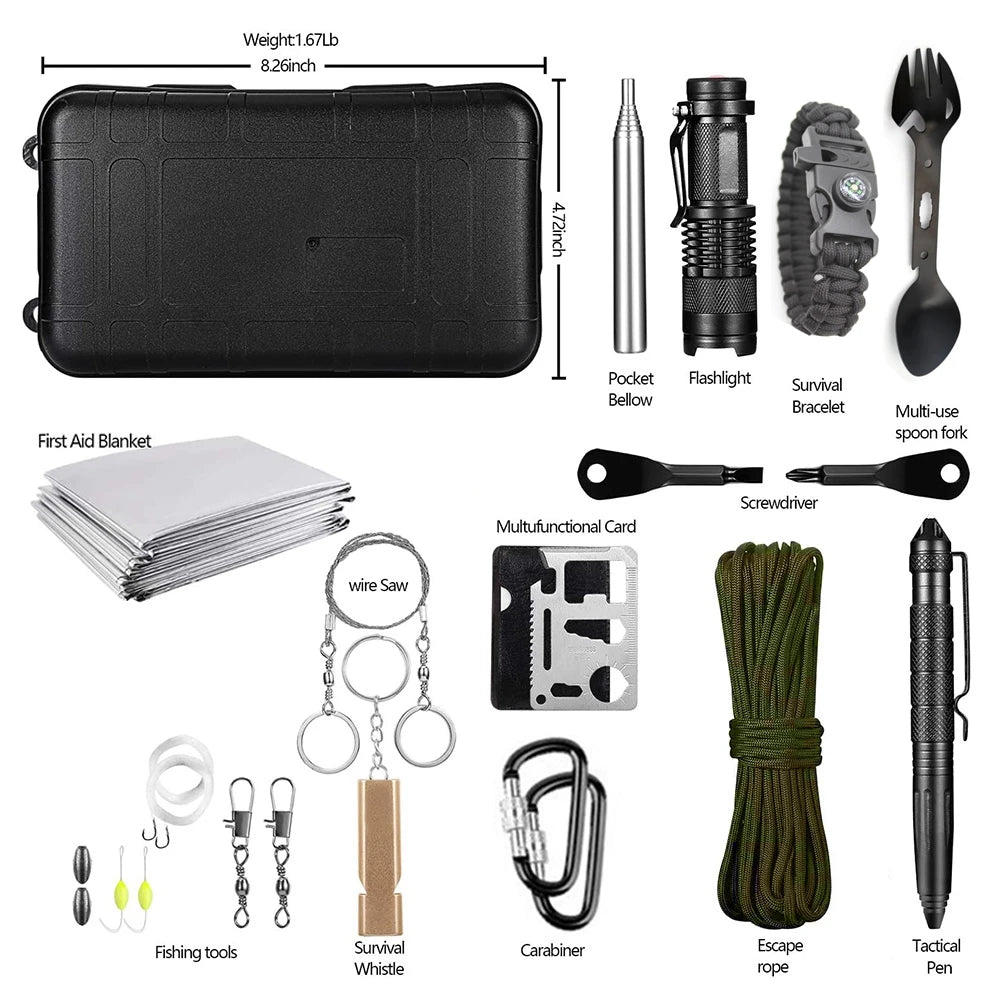 Complete Outdoor Survival & Noodpakket
