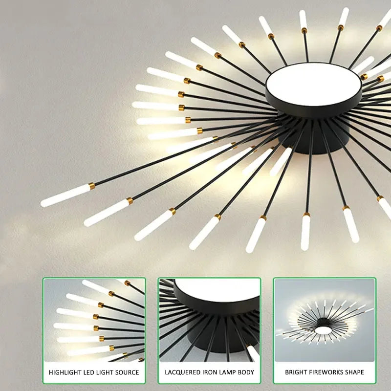 LED Plafondlamp – Modern Spiraaldesign