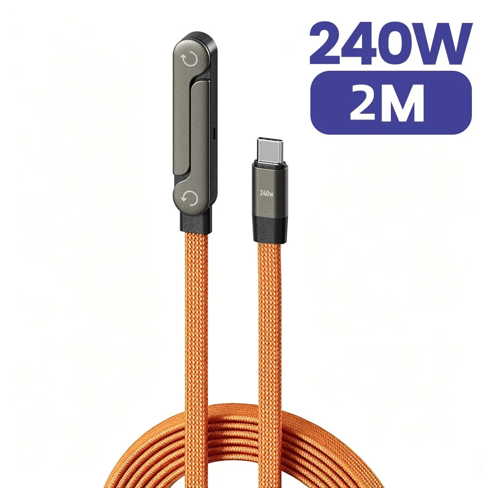 240W USB-C Snellaadkabel