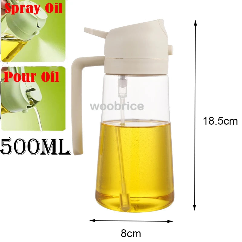 2-in-1 keukenspray olie-dispenser
