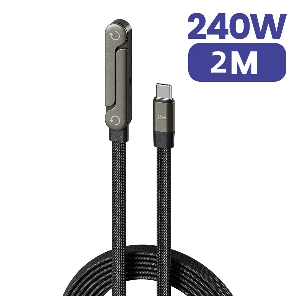 240W USB-C Snellaadkabel