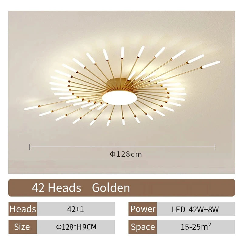 LED Plafondlamp – Modern Spiraaldesign