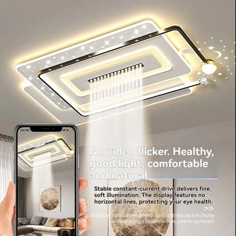 LED-plafondlamp met Spots en Afstandsbediening